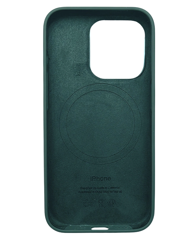 Чохол Apple Silicone Case with MagSafe (Lake Green) для iPhone 16 Pro